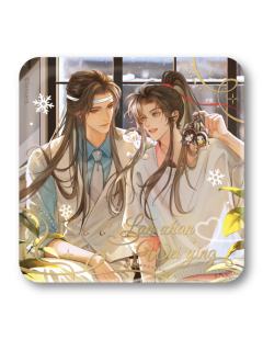 蓝忘机&魏无羡方形徽章-晴光缱雪系列