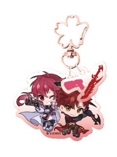 孙哲平&张佳乐亚克力挂件-繁花血景系列