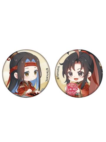 魏无羡&蓝忘机迷你徽章组-柿柿如意系列