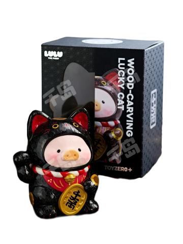 18cm仿木雕招财Lu（黑色）