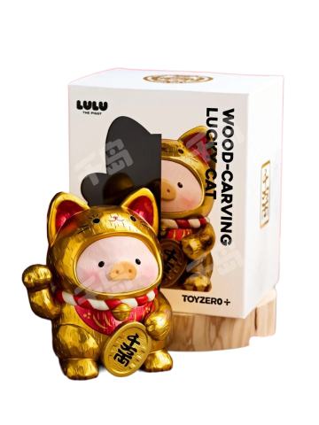 18cm仿木雕招财Lu（金色）