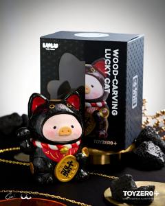 18cm仿木雕招财Lu（黑色）