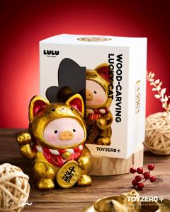 18cm仿木雕招财Lu（金色）