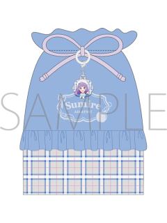 冰上堇（束口袋）-英伦格纹裙风系列