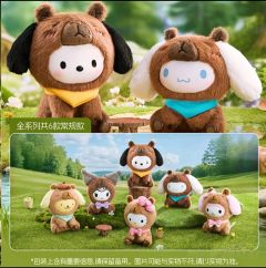 佛系水豚系列搪胶毛绒盲盒