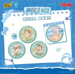 工藤新一(隐藏)双面糖果徽章-永夜序曲快闪系列-资料图