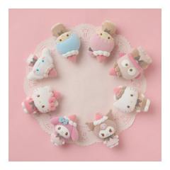 三丽鸥家族植绒草莓巧克力下午茶系列萌粒-资料图