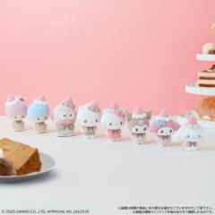 三丽鸥家族植绒草莓巧克力下午茶系列萌粒-资料图