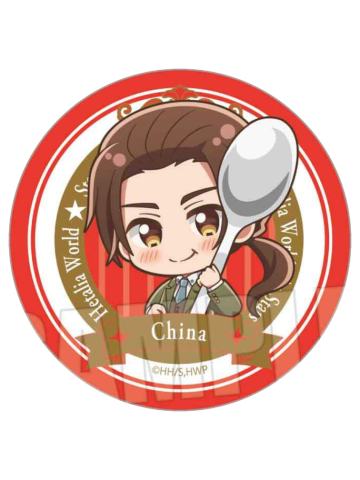 王耀徽章-抱餐具系列