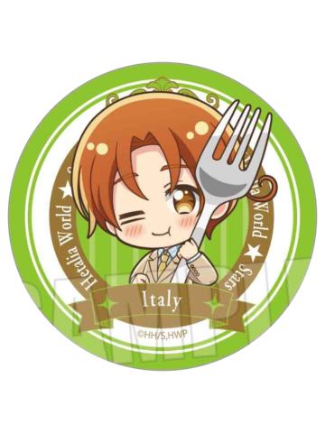 费里西安诺·瓦尔加斯徽章-抱餐具系列