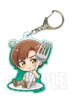 罗维诺·瓦尔加斯挂件-抱餐具系列