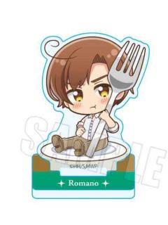 罗维诺·瓦尔加斯立牌-抱餐具系列