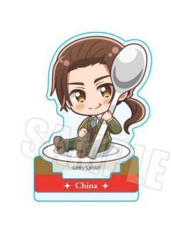 王耀立牌-抱餐具系列