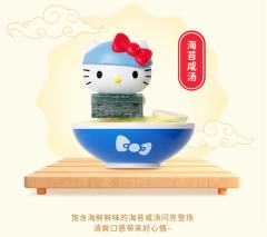 三丽鸥hello Kitty 拉面堂系列啵啵萌趣豆-资料图