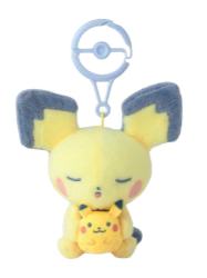 皮丘和皮卡丘毛绒钥匙扣