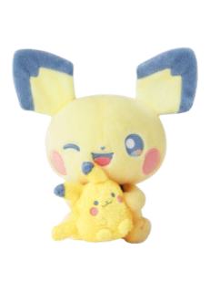 皮丘和皮卡丘毛绒公仔