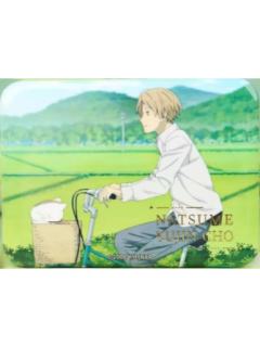 夏目贵志&猫咪老师G款烫金方徽章-日常系列第二弹