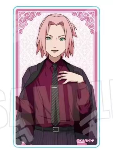 春野樱亚克力卡-Dress Up书店西服系列