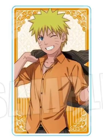 漩涡鸣人亚克力卡-Dress Up书店西服系列