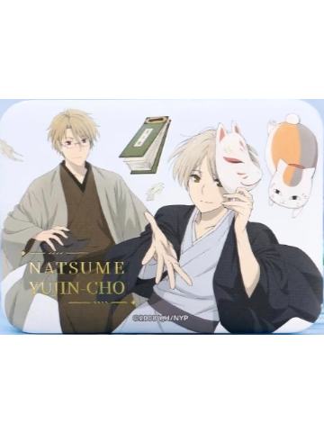 夏目贵志&猫咪老师&名取周一F款烫金方徽章-日常系列第一弹