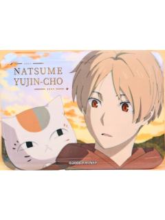 夏目贵志&猫咪老师隐藏款烫金方徽章-日常系列第二弹