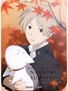 夏目贵志&猫咪老师隐藏款烫金方徽章-日常系列第一弹