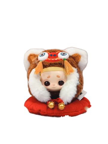 虎头帽毛绒挂件