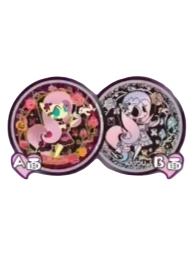 柔柔(魅影款)徽章-双面糖果可爱魔法第1弹