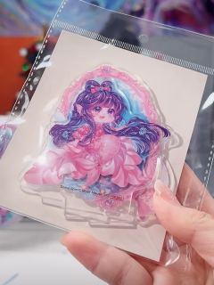 缔默人鱼塑立牌-默水玲珑附赠周边