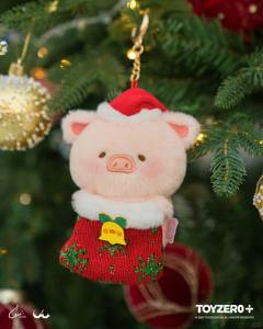 罐头猪LuLu圣诞系列- 圣诞毛绒挂件