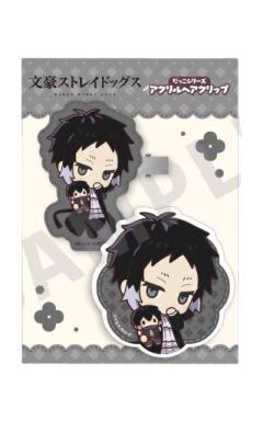 芥川龙之介亚克力发夹-怀抱玩偶系列