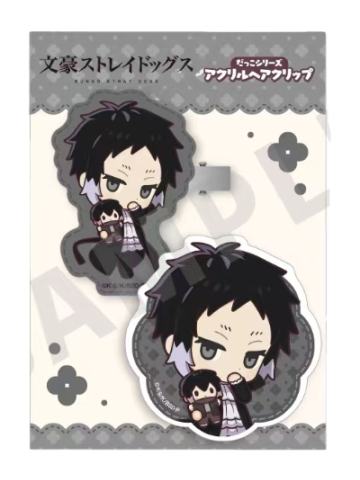 芥川龙之介亚克力发夹-怀抱玩偶系列