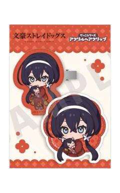 泉镜花亚克力发夹-怀抱玩偶系列