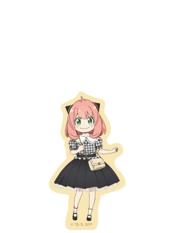 阿尼亚·福杰贴纸-黑白格子系列