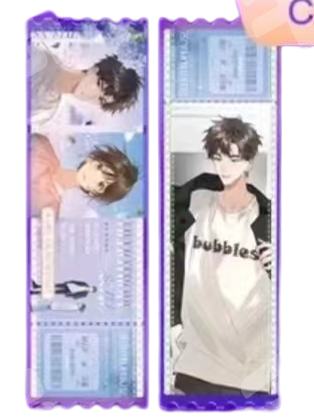 周京泽&许随手账机票C赏-旅行手账系列恋爱篇