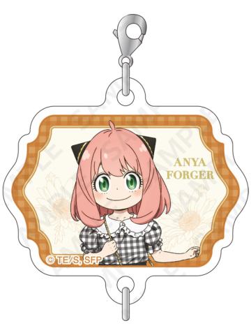 阿尼亚·福杰挂件-黑白格子系列