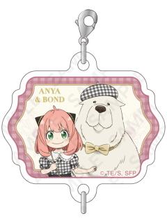 阿尼亚·福杰&邦德·福杰挂件-黑白格子系列