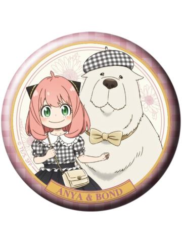 阿尼亚·福杰&邦德·福杰徽章-黑白格子系列