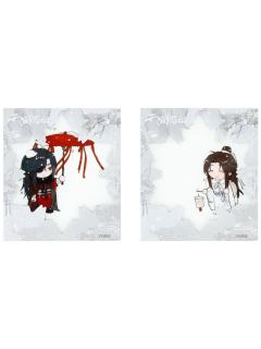 花城&谢怜Q版纸夹相卡套组-风雪归人系列