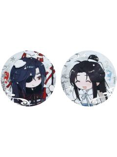 花城&谢怜Q版迷你徽章套组-风雪归人系列