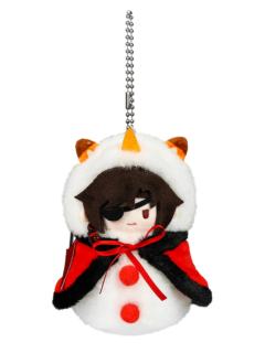 花城雪人毛绒挂件-风雪归人系列