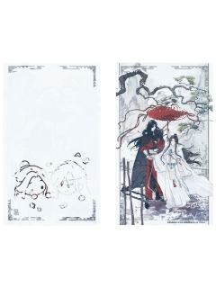 花城&谢怜水感明信片-风雪归人系列