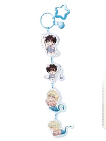 兰波&白楚年Q版链条挂件满赠-KKW线上同步购活动