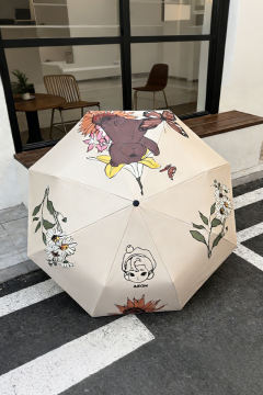 AKON一路生花系列木柄雨伞