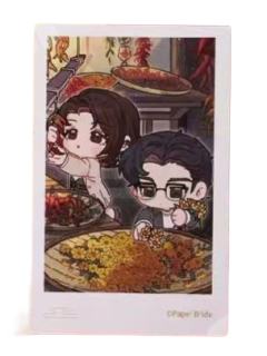 崔婉莺&张辰瑞节气撕拉拍立得-纸约三生系列