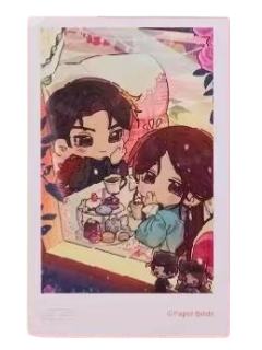 杜言她&李逢泽节气撕拉拍立得-纸约三生系列