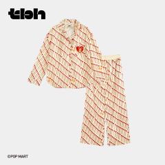 光缎家居服长款套装-爱的火柴