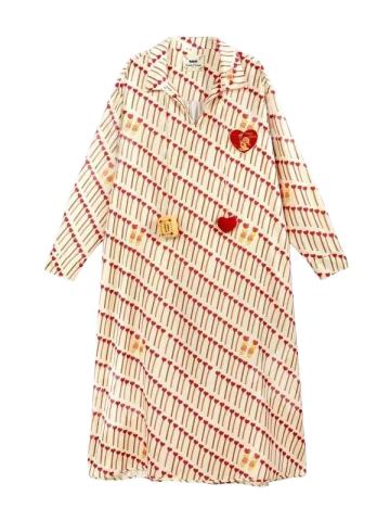 光缎家居服睡裙-爱的火柴