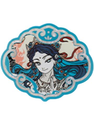 文殊菩萨亚克力徽章-仙山琼阁系列第二弹