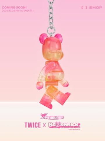 TWICE x BE@ RBRICK 暴力熊联名周边